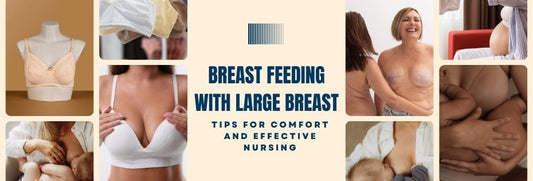 Breast feeding with large breast