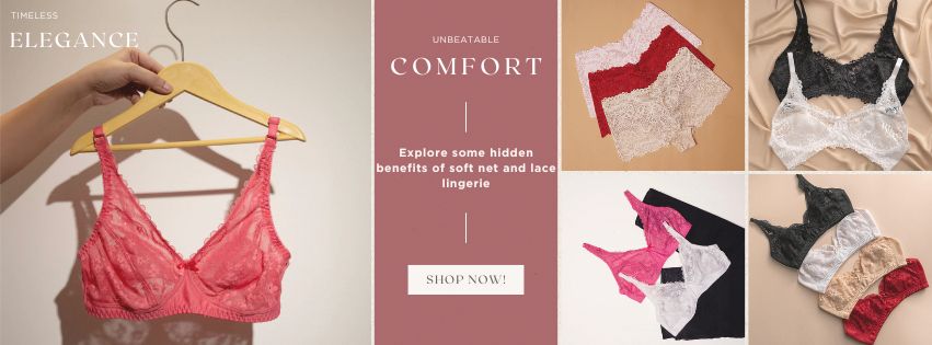 Explore some hidden benefits of soft net and lace lingerie