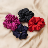 Poppy Silk Scrunchie Pack of 2